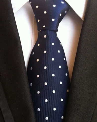 Classic 8cm Ties for Man 100% Silk Tie Luxury Tie for Men