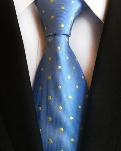 Classic 8cm Ties for Man 100% Silk Tie Luxury Tie for Men