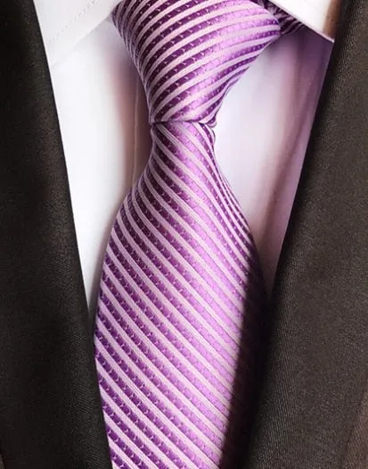 Classic 8cm Ties for Man 100% Silk Tie Luxury Tie for Men