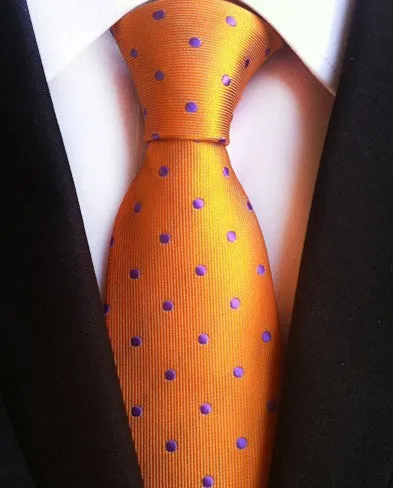 Classic 8cm Ties for Man 100% Silk Tie Luxury Tie for Men