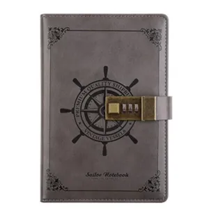 Classic Hardcover Journal/ Diary Combination Lock Journal