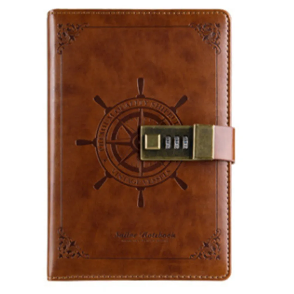 Classic Hardcover Journal/ Diary Combination Lock Journal