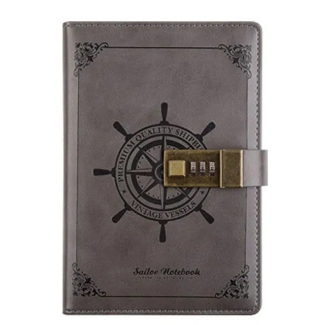 Classic Hardcover Journal/ Diary Combination Lock Journal