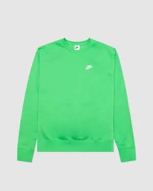 CLUB FLEECE CREW "GREEN SPARK"