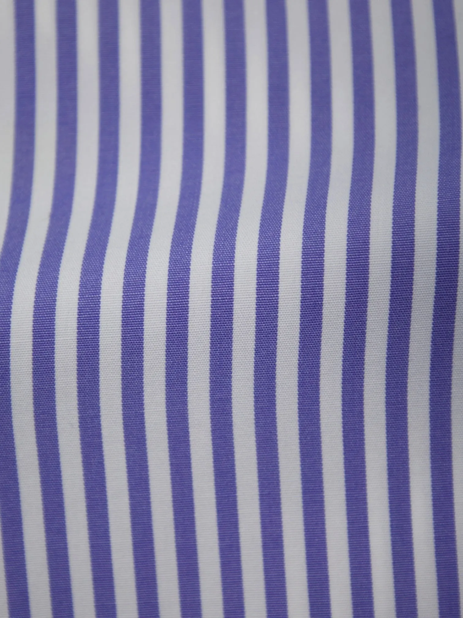 Corneliani Blue Pinstripe Contrast-Collar Shirt