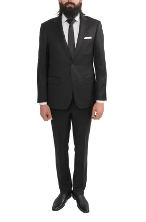 Cosiani Loro Piana Black Wool Suit