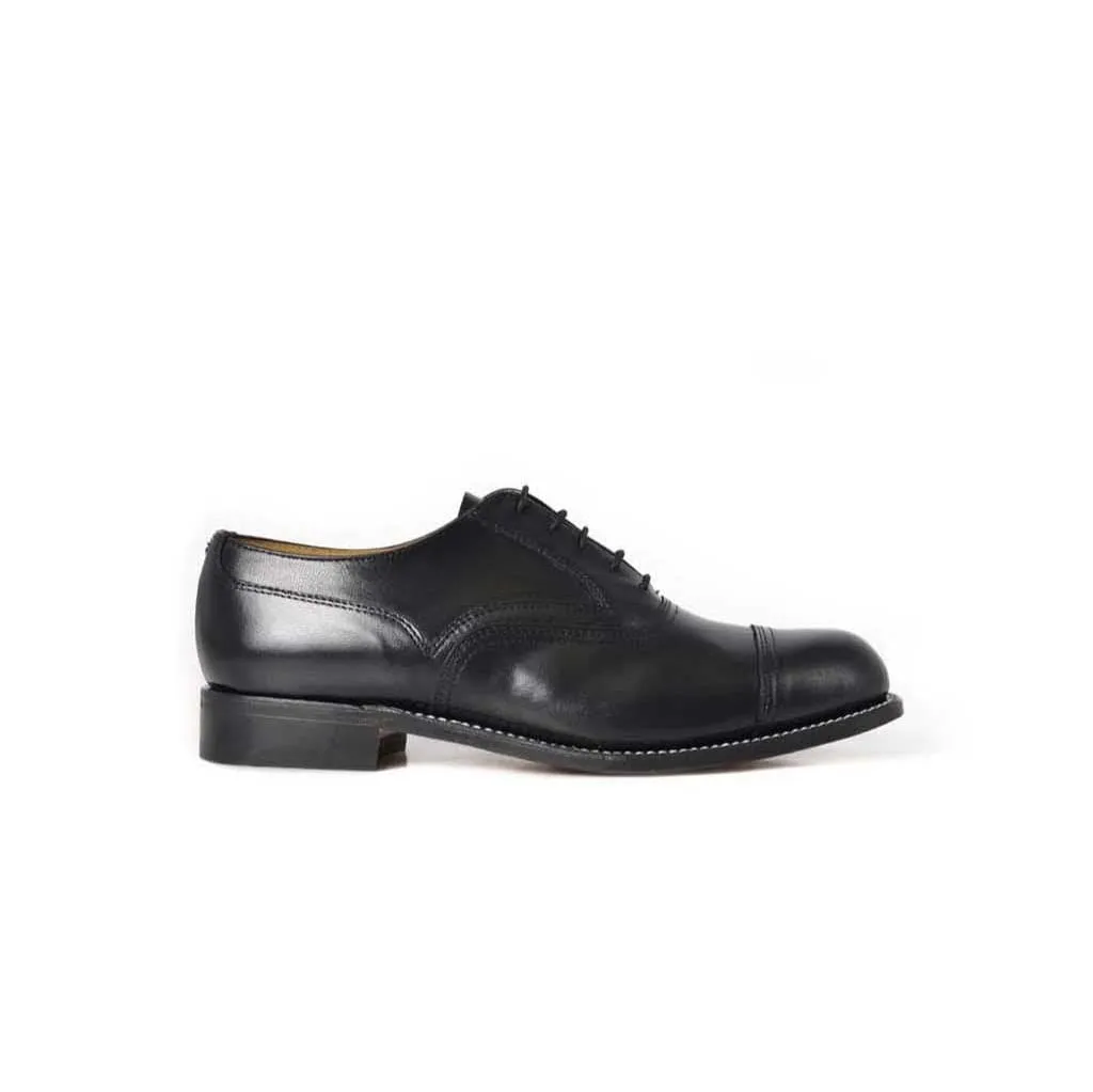 Crockett & Jones Mens  Leather Waylon, Formal Black Lace Up