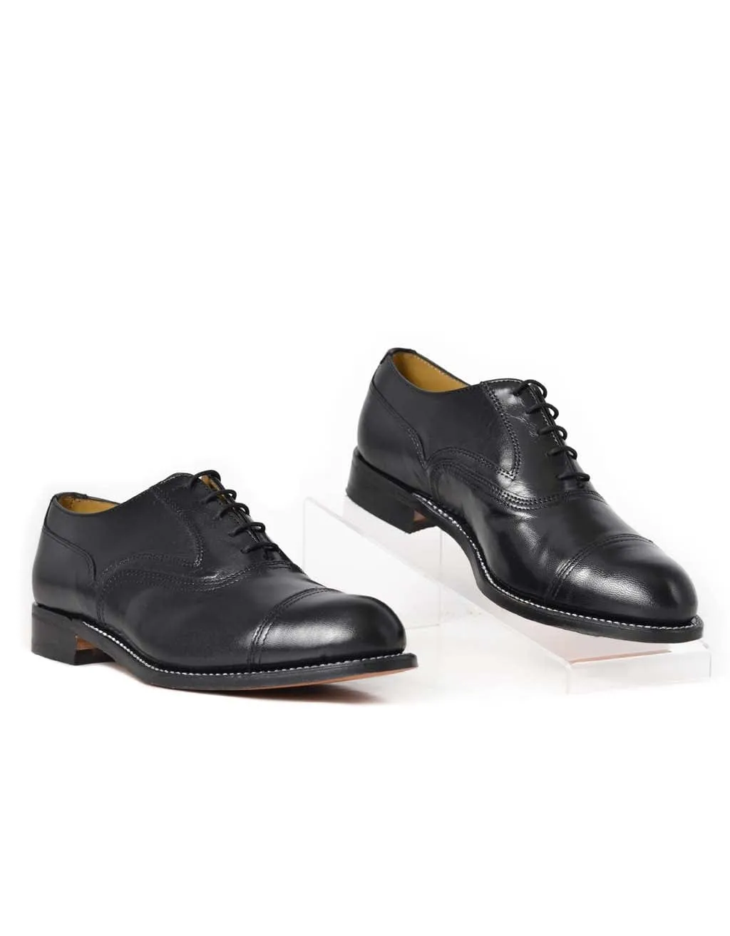 Crockett & Jones Mens  Leather Waylon, Formal Black Lace Up
