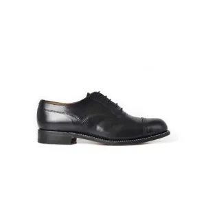 Crockett & Jones Mens  Leather Waylon, Formal Black Lace Up