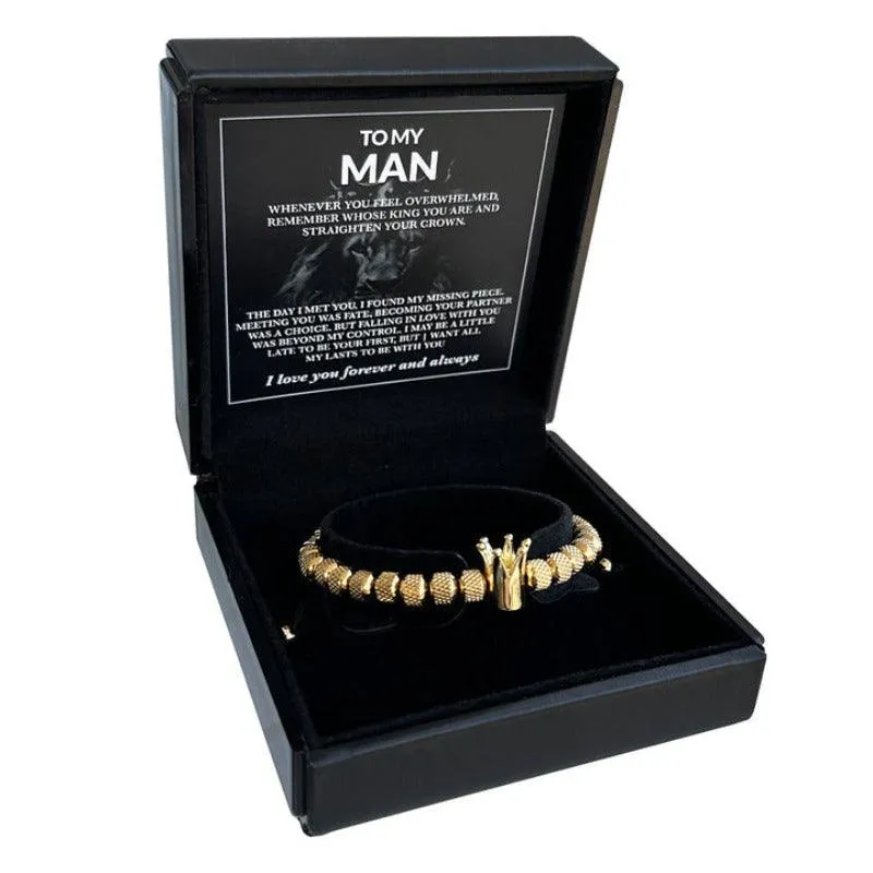 Crown Beads Bracelet – Timeless Gift With Elegance