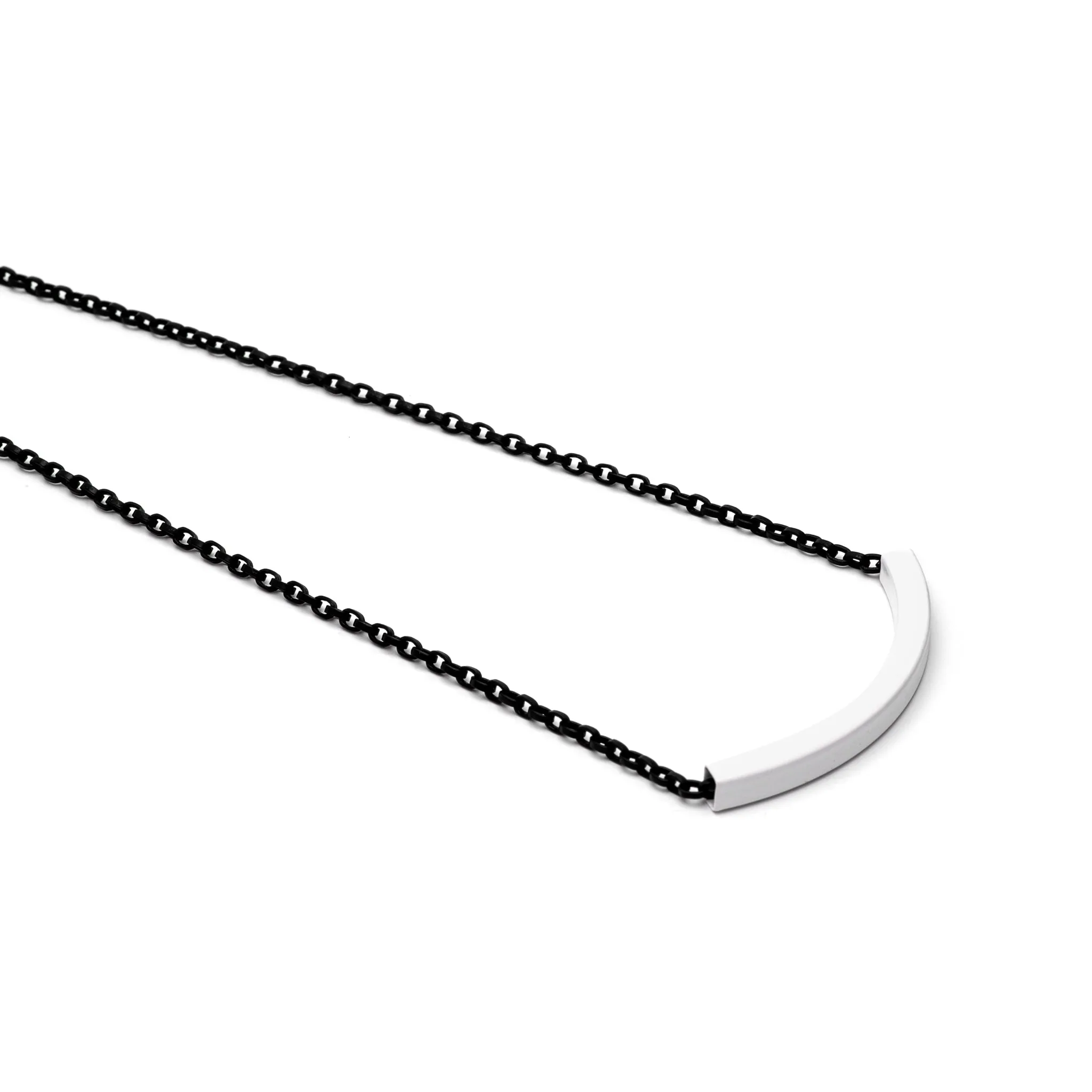 Curved Tube Necklace
