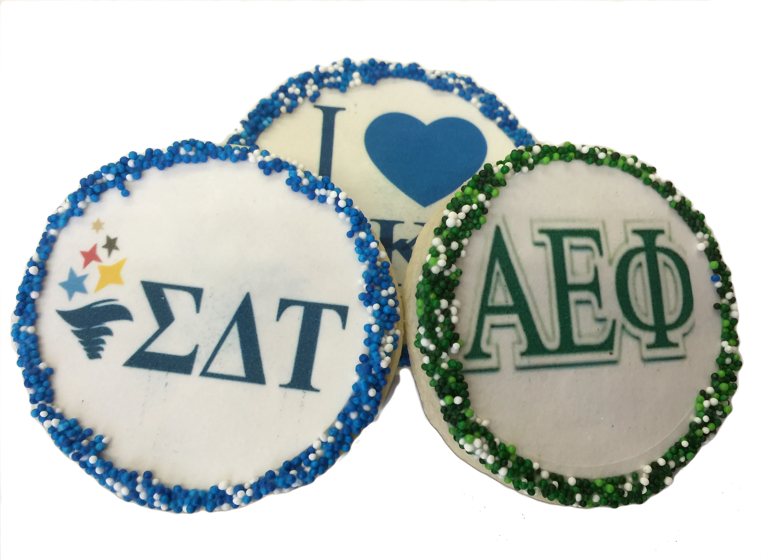 Custom Sorority/Fraternity Logo Sugar Cookies
