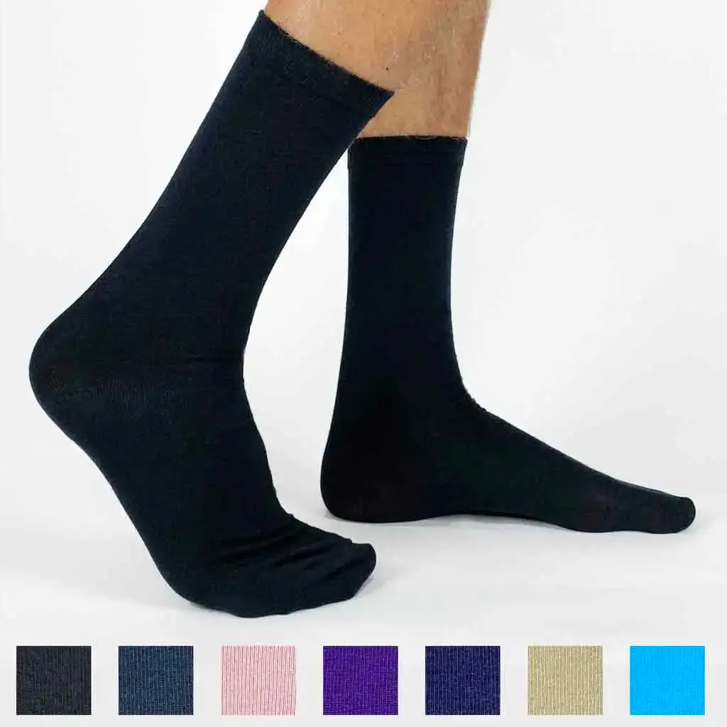 Custom Valentine's and Wedding Monogram Socks with Couple's Initials/Names