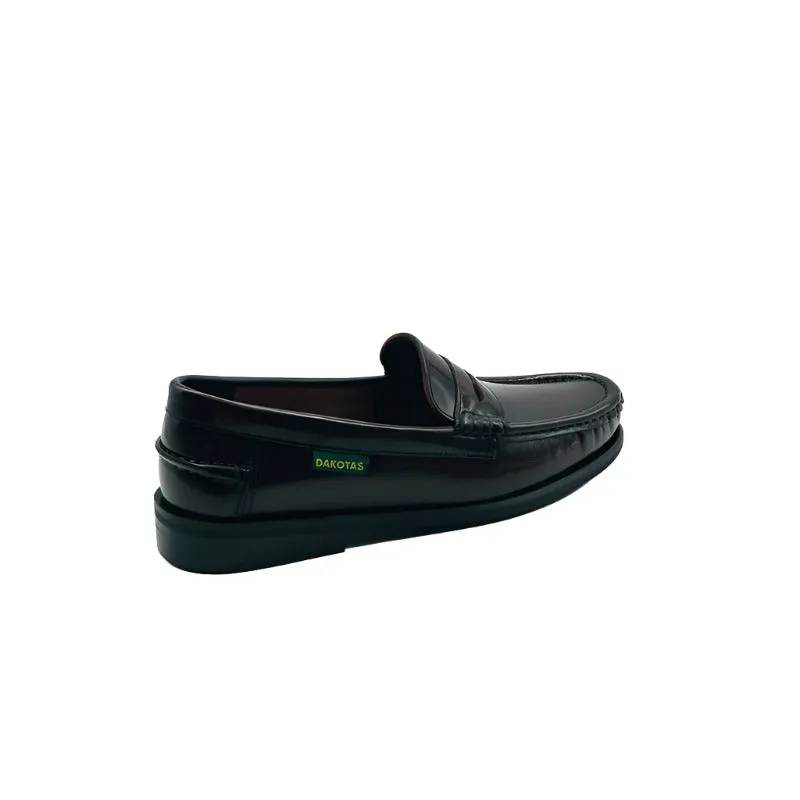Dakota Paul Hi Shine Moccasin - Burgundy