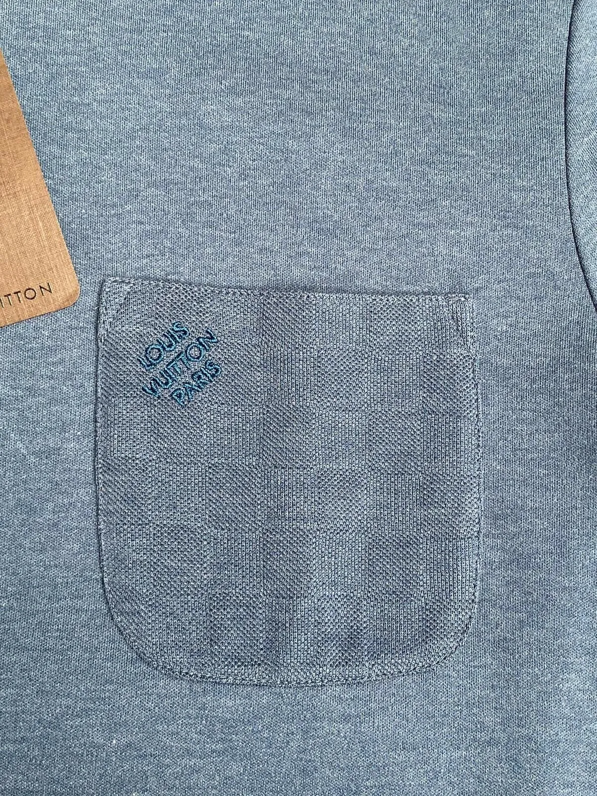 Damier Pocket Crewneck T-Shirt