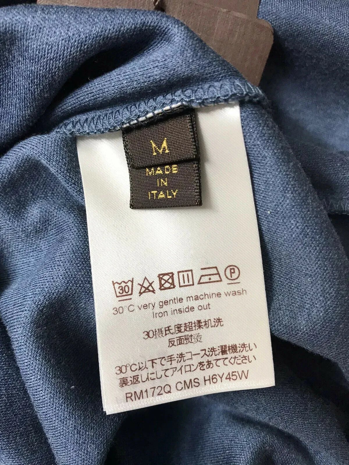 Damier Pocket Crewneck T-Shirt