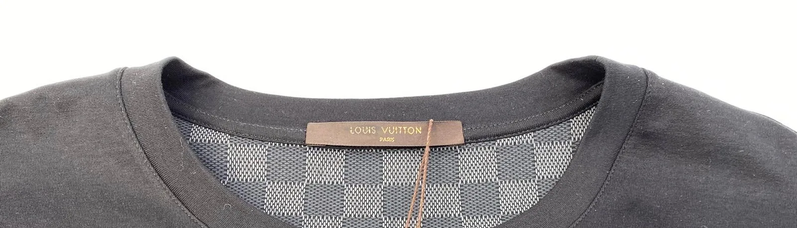 Damier Pocket Printed Long Sleeve T-Shirt
