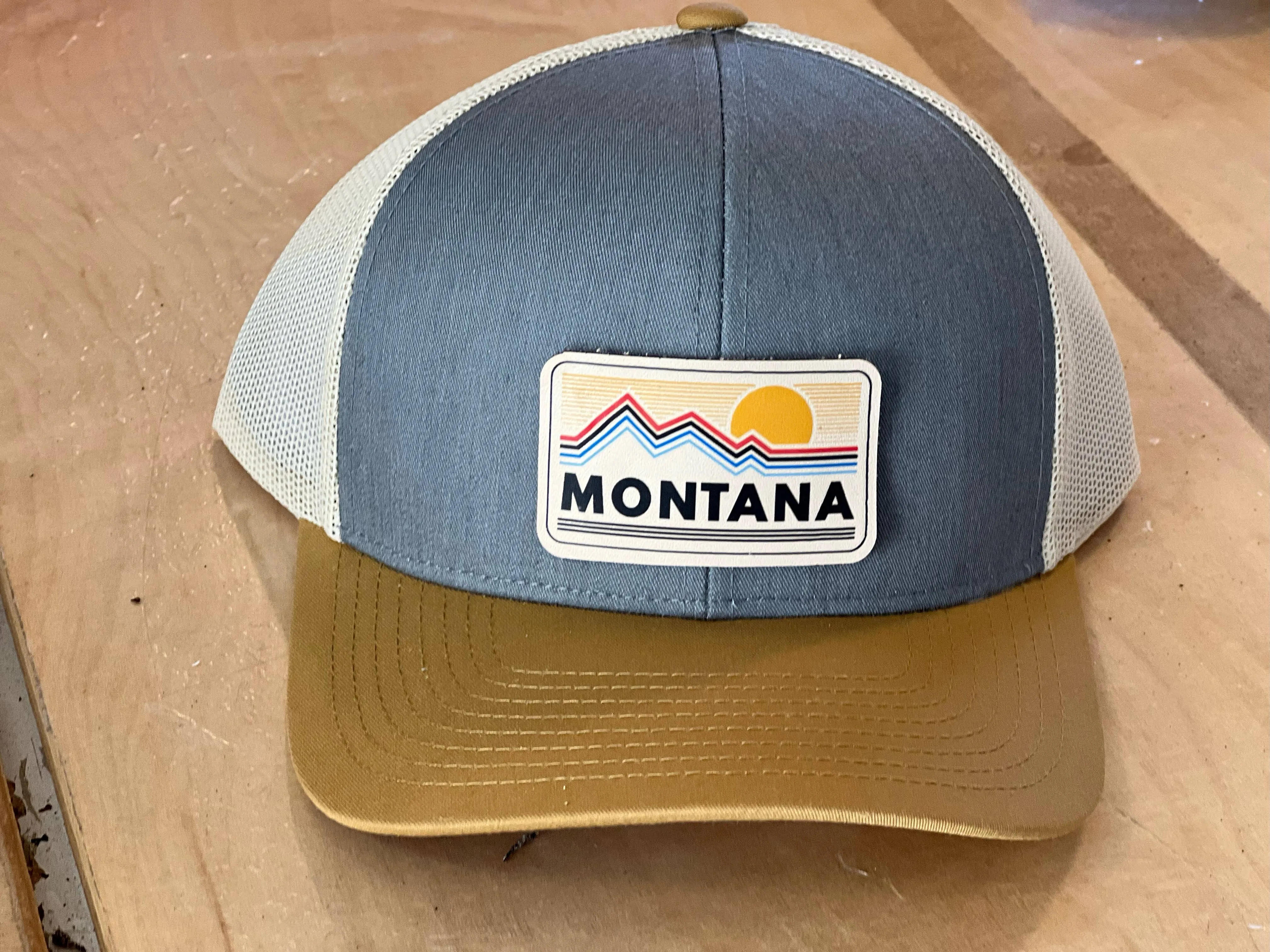 Danville Sunset - Leather Patch Hat