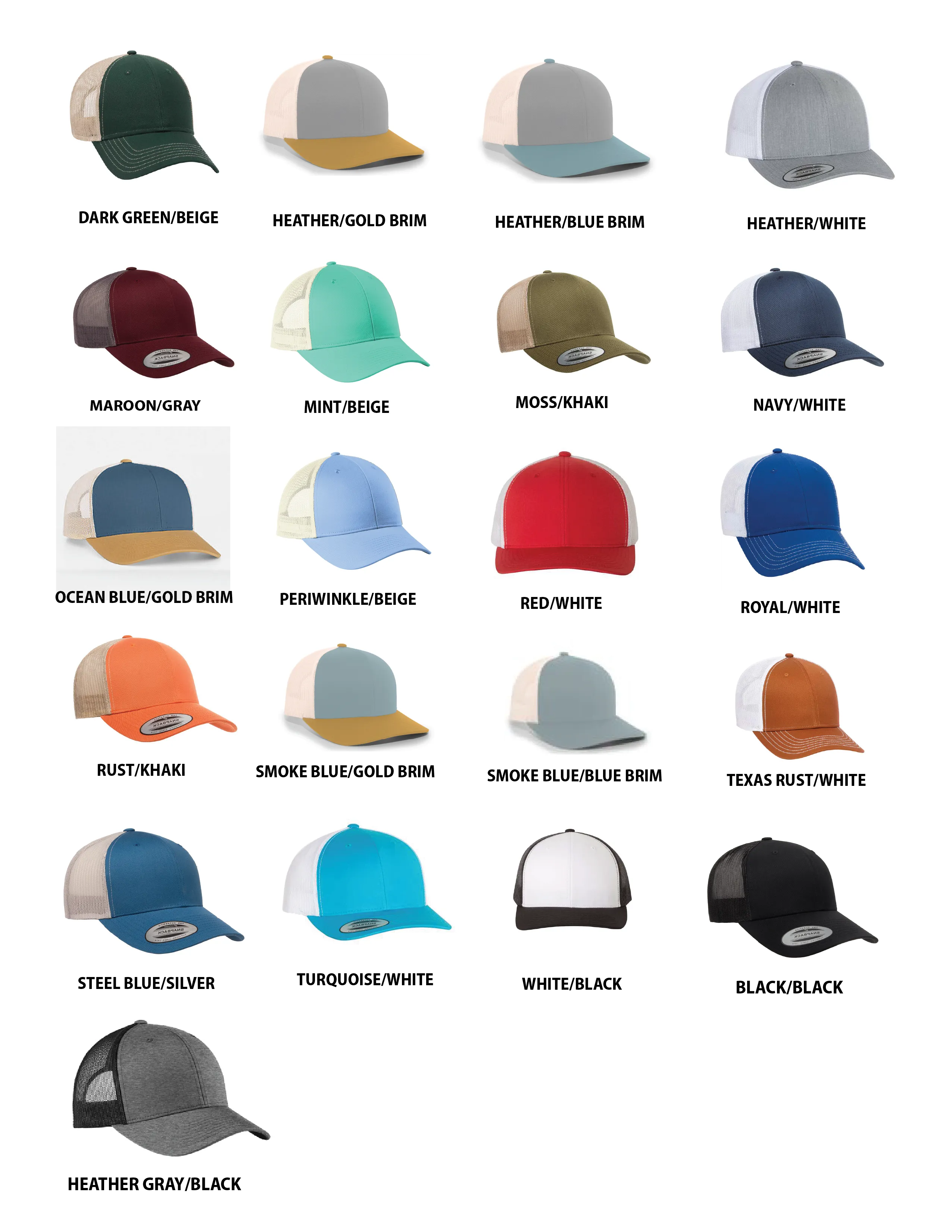 Danville Sunset - Leather Patch Hat