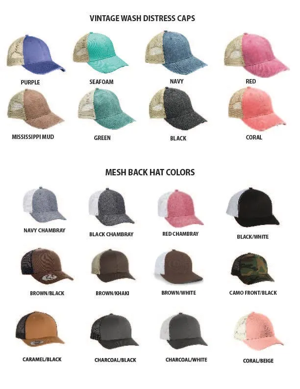 Danville Sunset - Leather Patch Hat