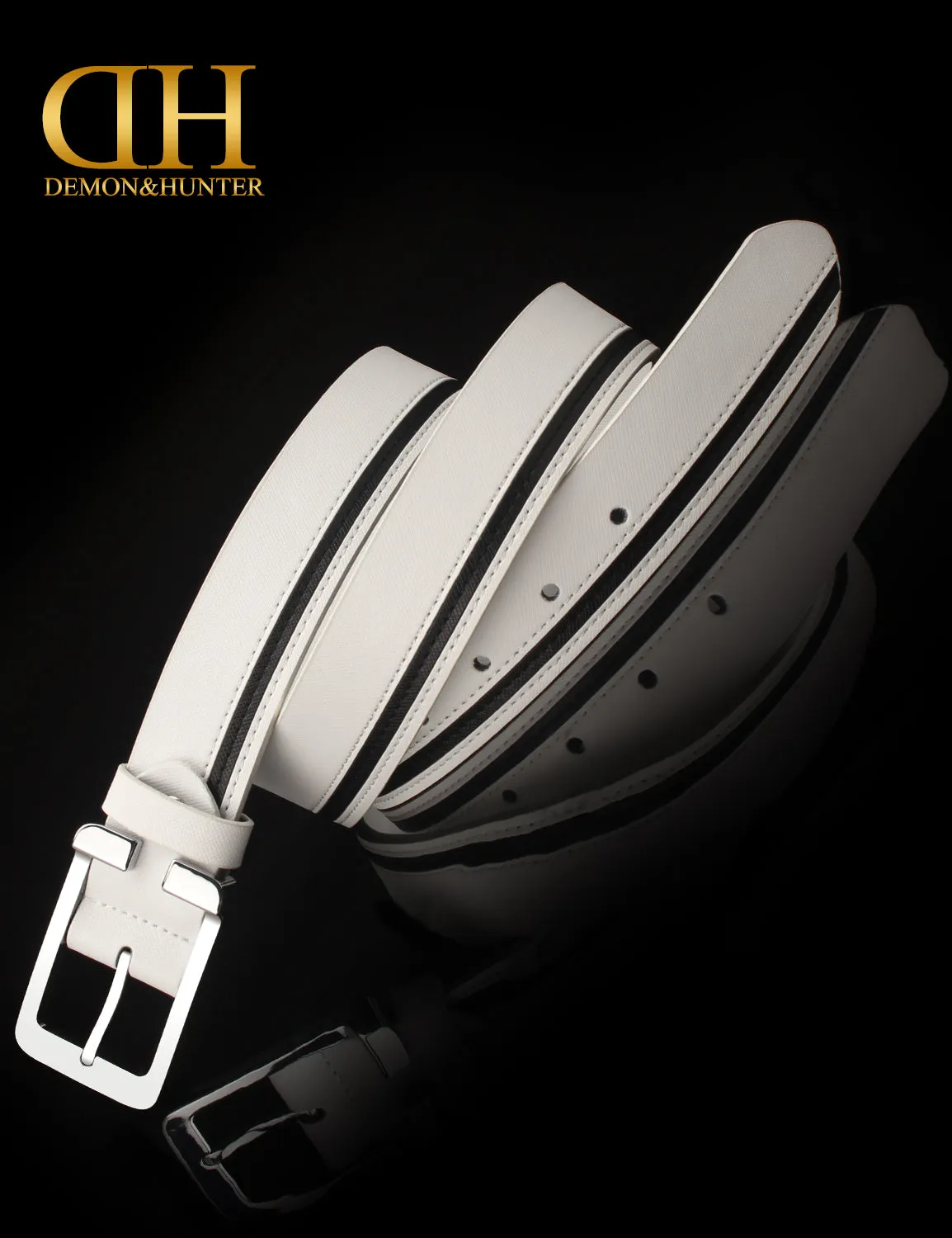 Demon&Hunter PBC Series Men's Casual Leather Belt