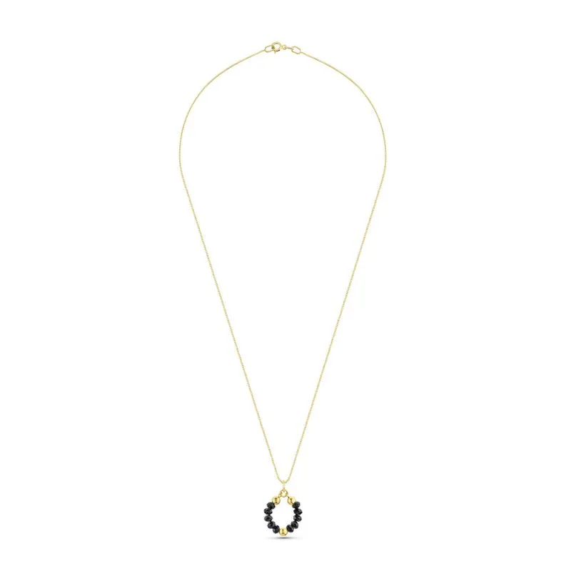 Deniz Gold Onyx Pendant