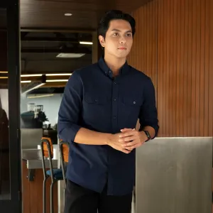 Denzel Workshirt Kemeja Kerja Lengan Panjang