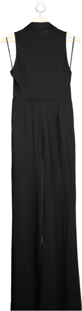 Diane Von Furstenberg Black DVF Kellie Jumpsuit UK S