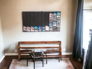 Display Case Rack for Packaged 4.25" Wide Die Cast Cars, For Up To 100 cars