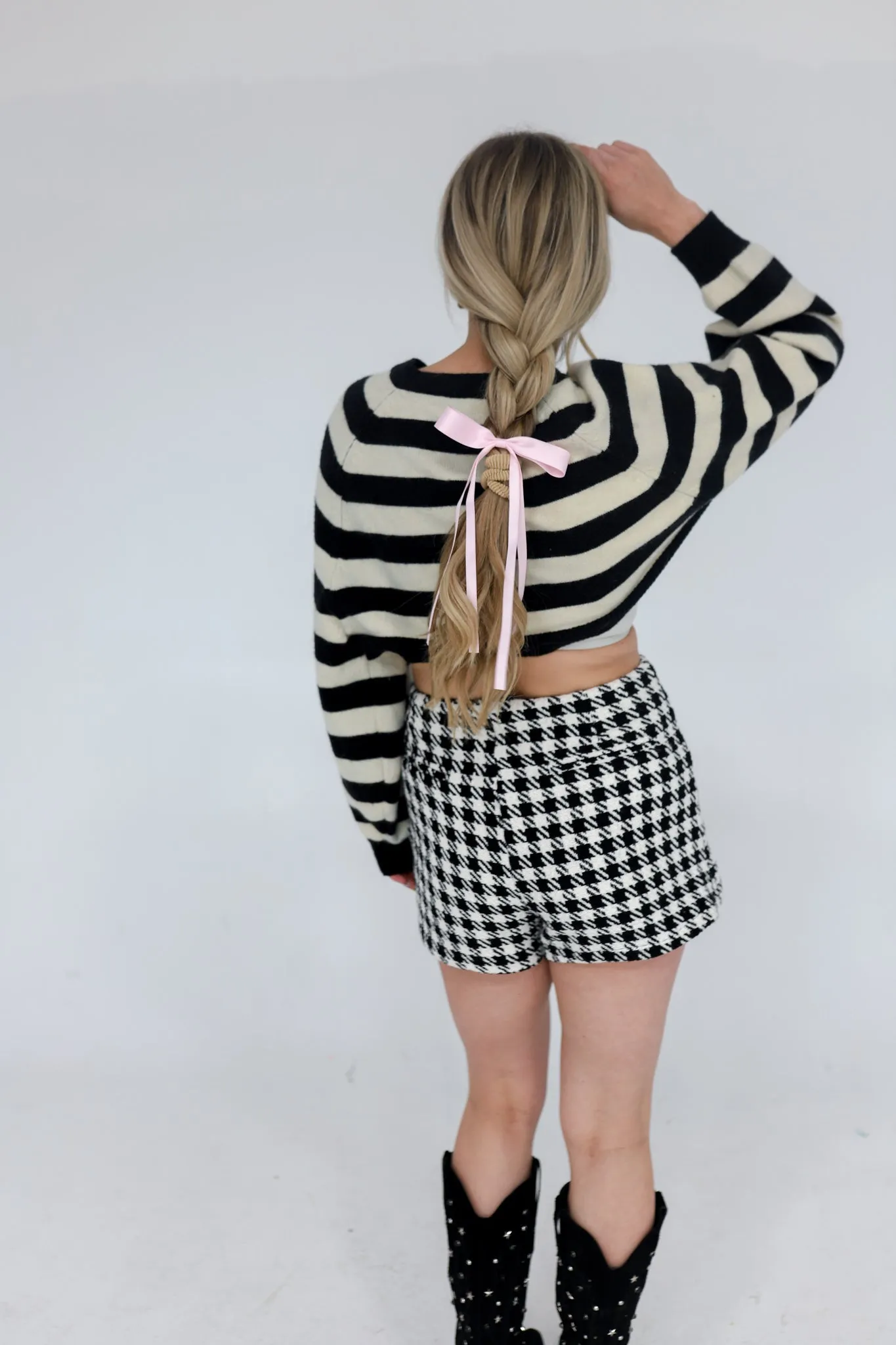 DOUBLE TAIL SATIN BOW ( 6 COLORS )