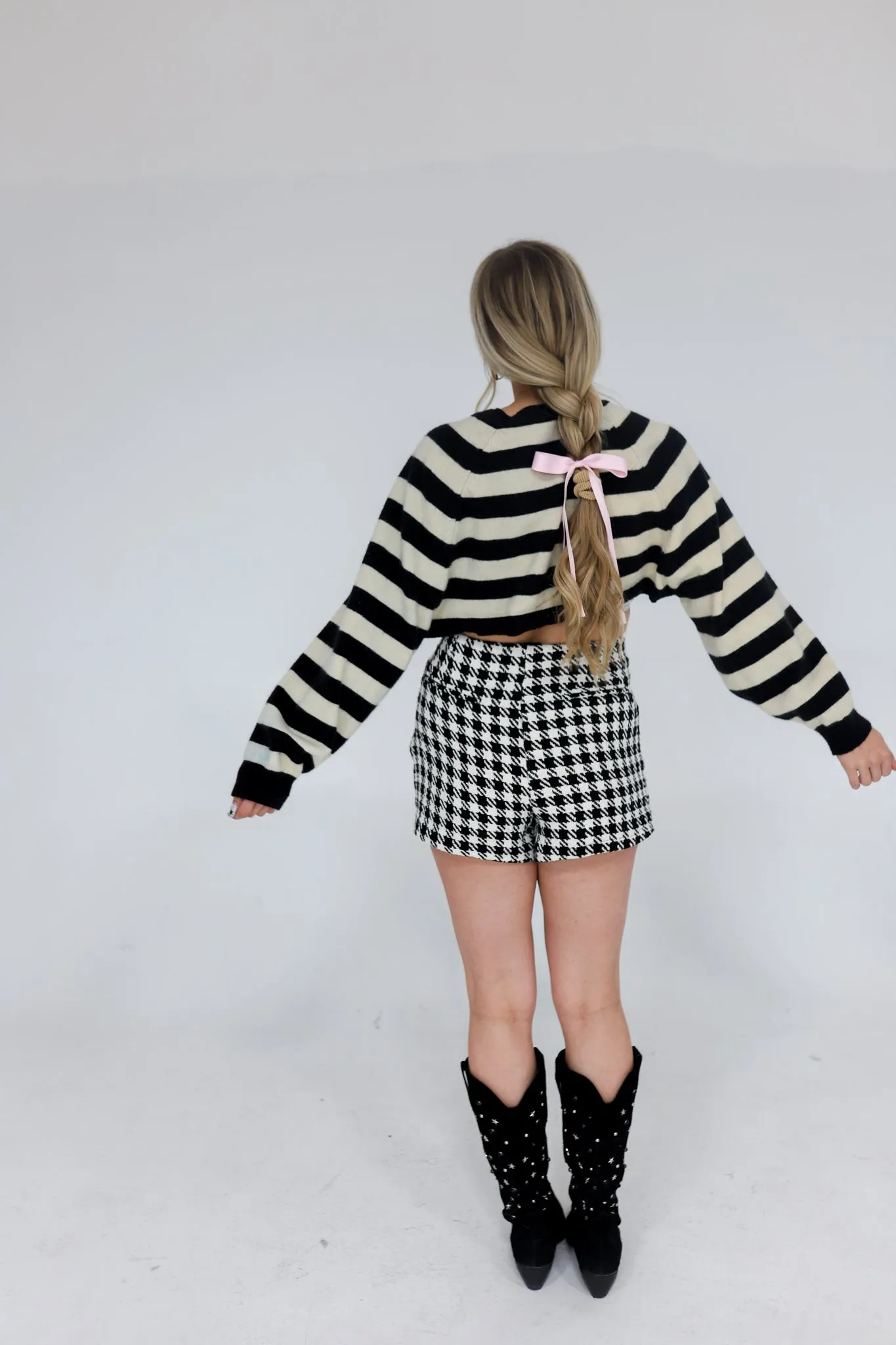 DOUBLE TAIL SATIN BOW ( 6 COLORS )