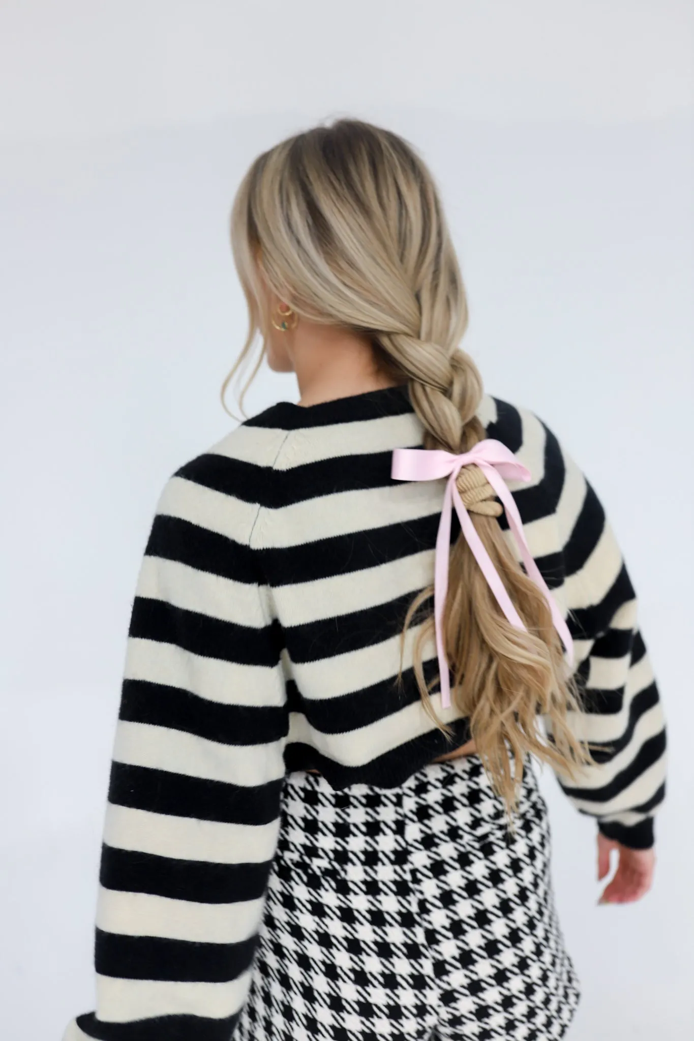 DOUBLE TAIL SATIN BOW ( 6 COLORS )