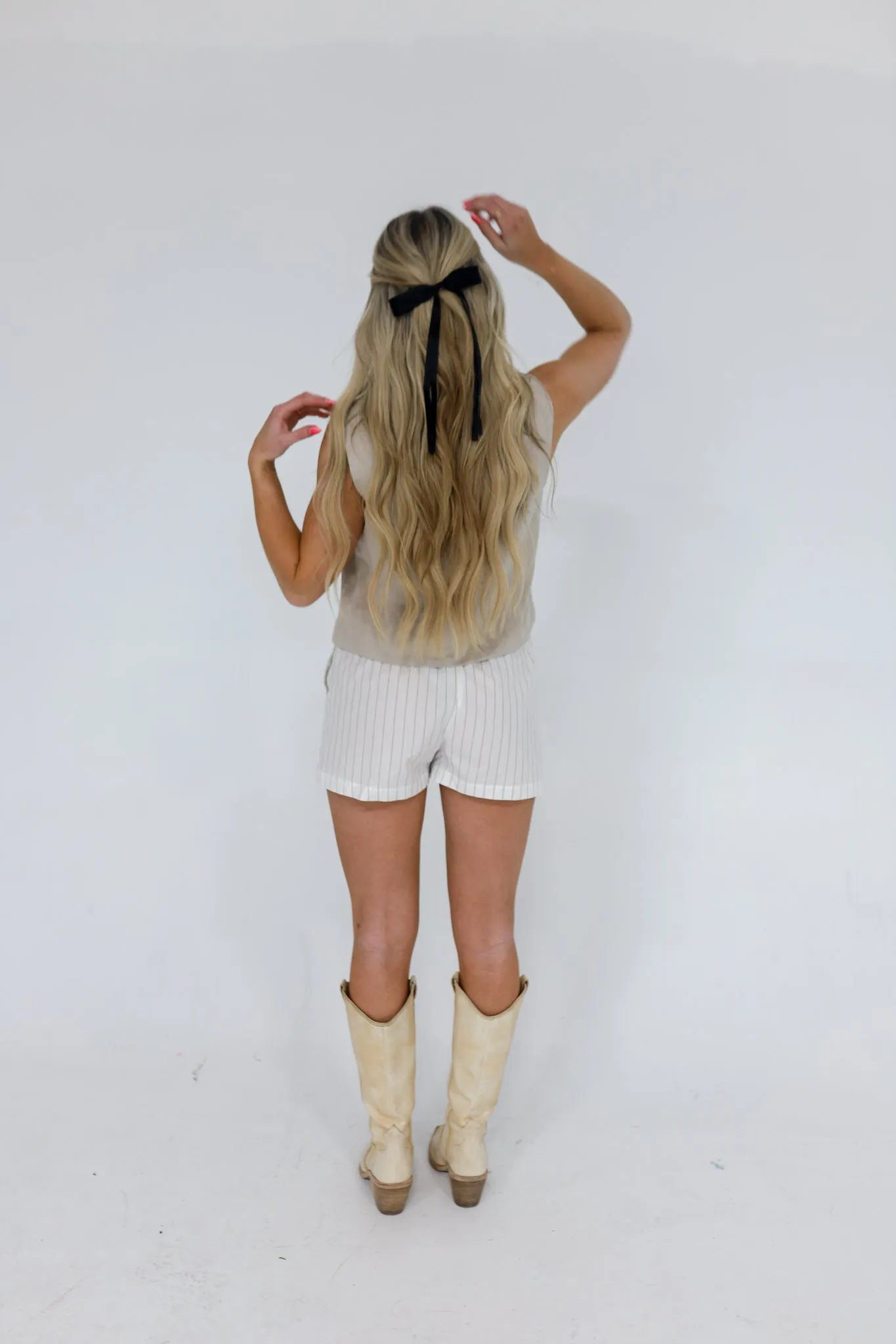 DOUBLE TAIL SATIN BOW ( 6 COLORS )