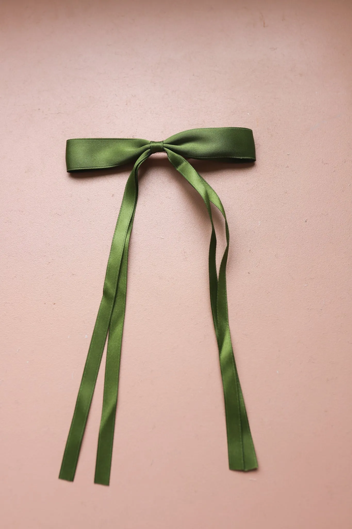 DOUBLE TAIL SATIN BOW ( 6 COLORS )