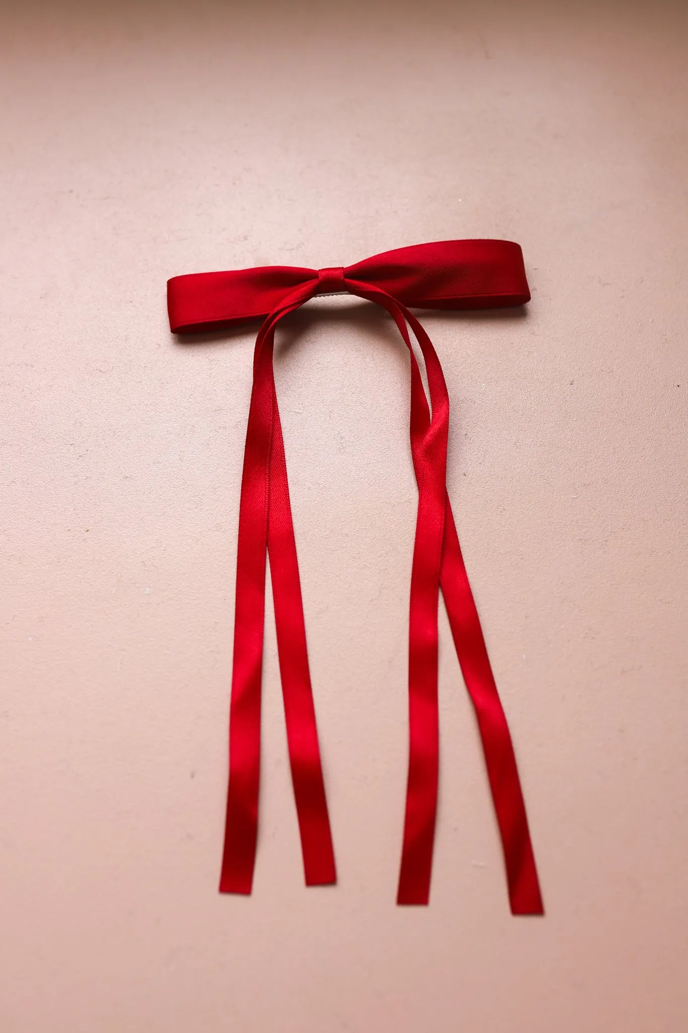 DOUBLE TAIL SATIN BOW ( 6 COLORS )