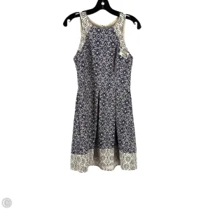 Dress Casual Short By Rewind In Blue & White, Size: M