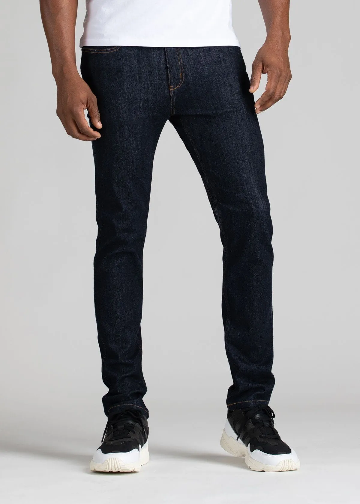 DU/ER Men's Performance Denim Slim Jeans - Heritage Rinse