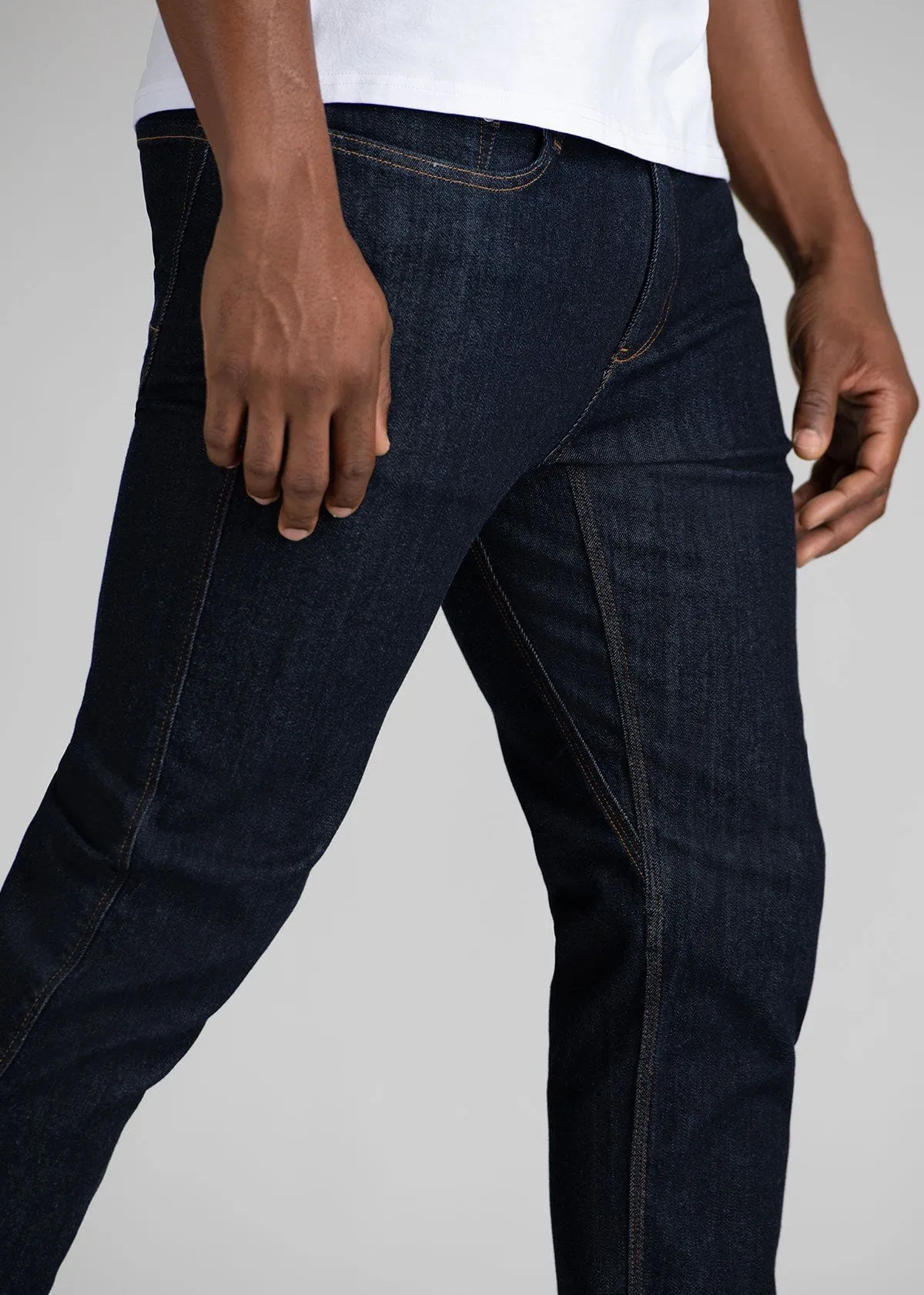 DU/ER Men's Performance Denim Slim Jeans - Heritage Rinse