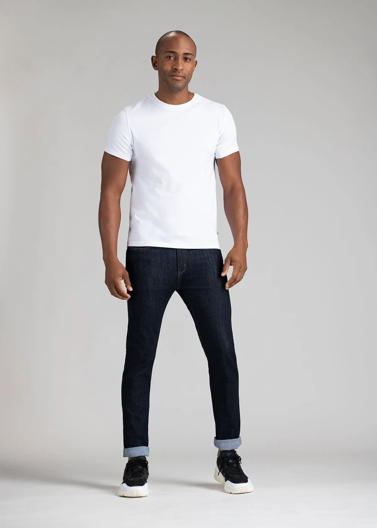DU/ER Men's Performance Denim Slim Jeans - Heritage Rinse