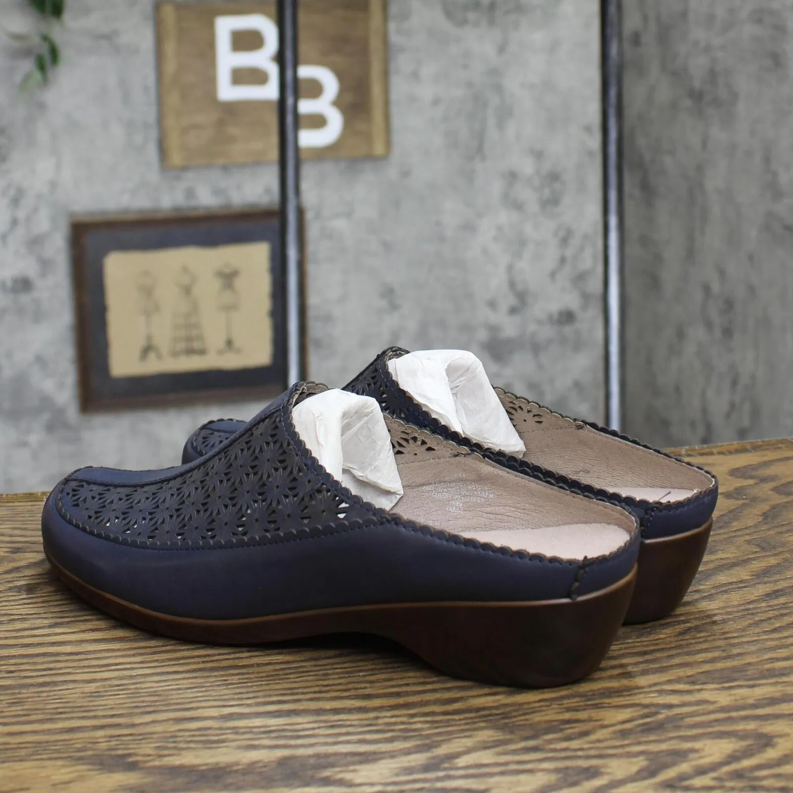 Easy Spirit Women's Dusk Block Heel Slip-on Casual Mules SEDUSK Dusk Blue 9M