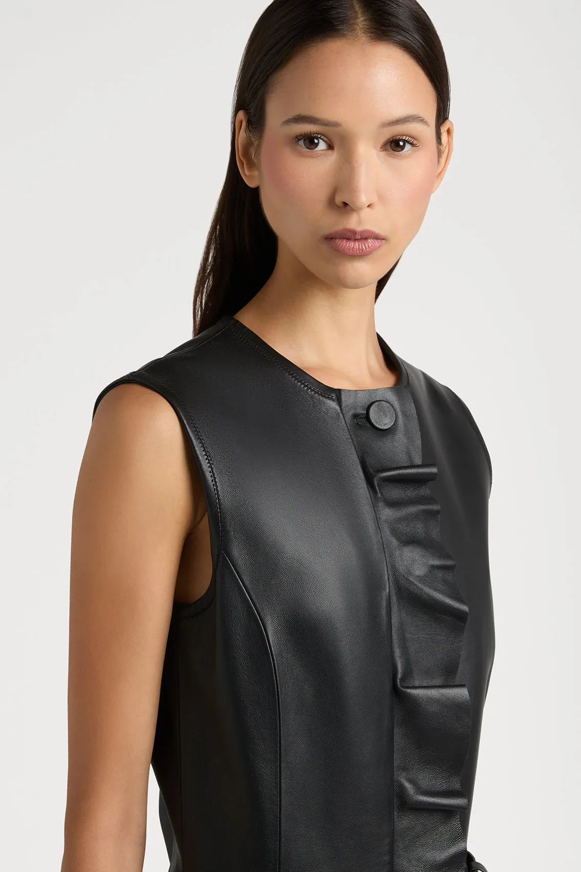 Elegance Effortless Leather Dresses