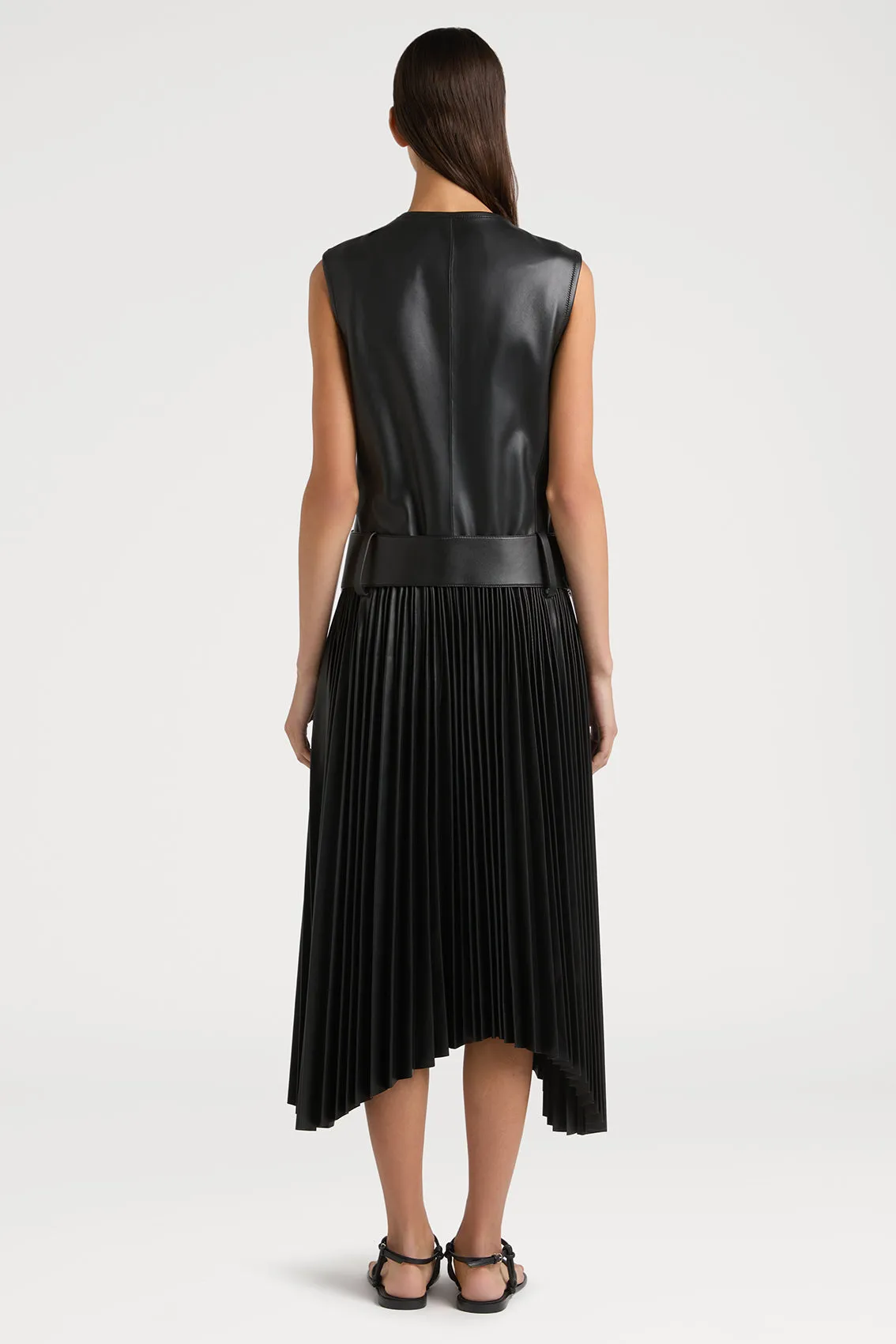 Elegance Effortless Leather Dresses
