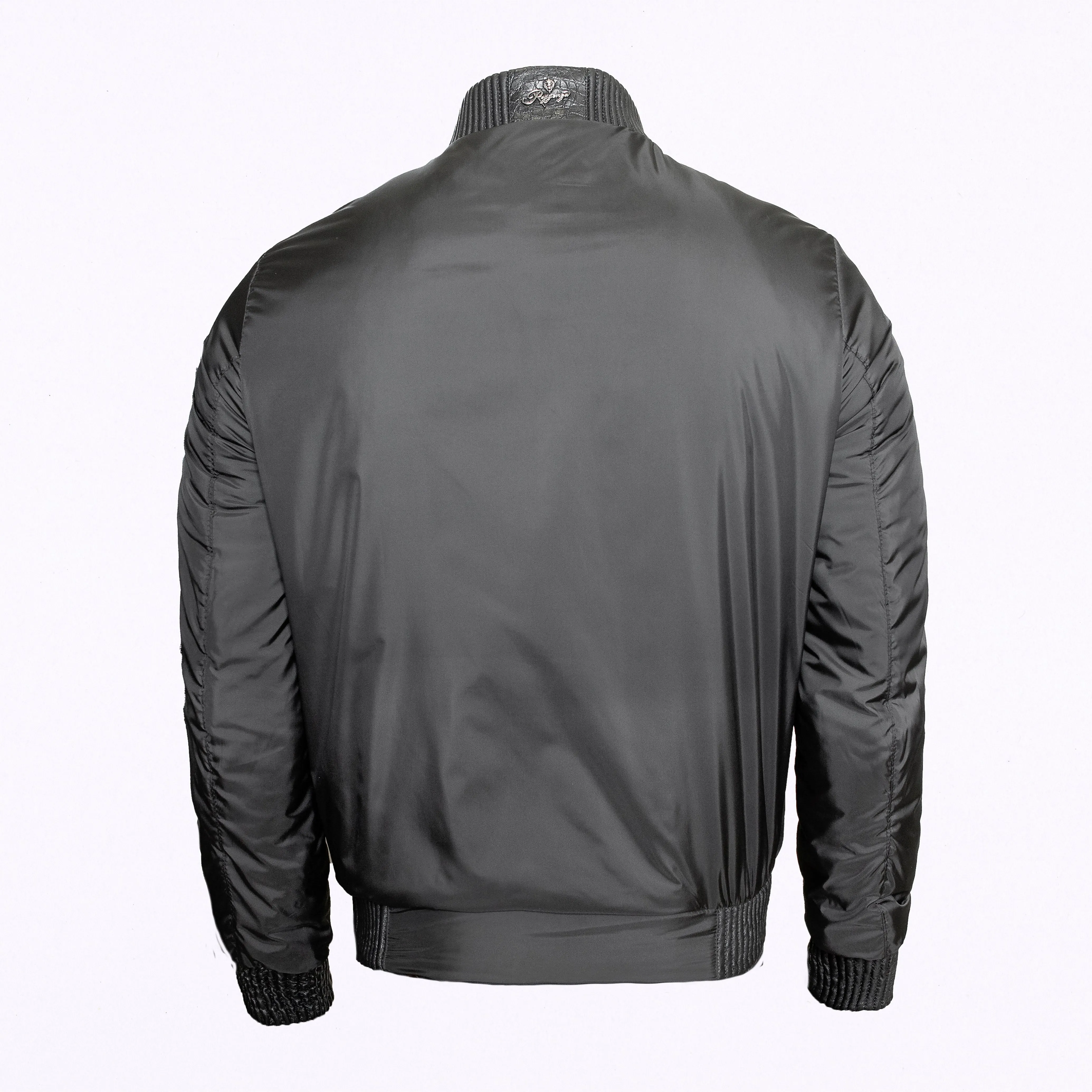 Elegance Jacket with Crocodile Details