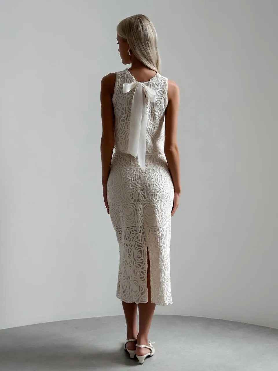 Elegant Lace Two-Piece Set