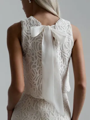 Elegant Lace Two-Piece Set
