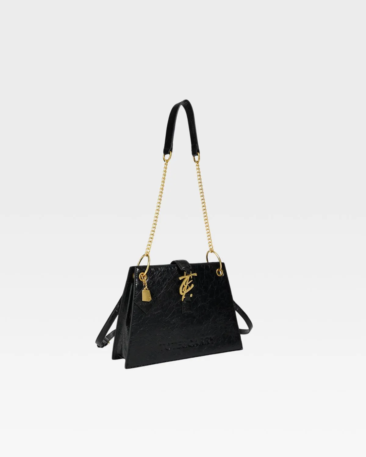 Elise Shoulder Bag in Black