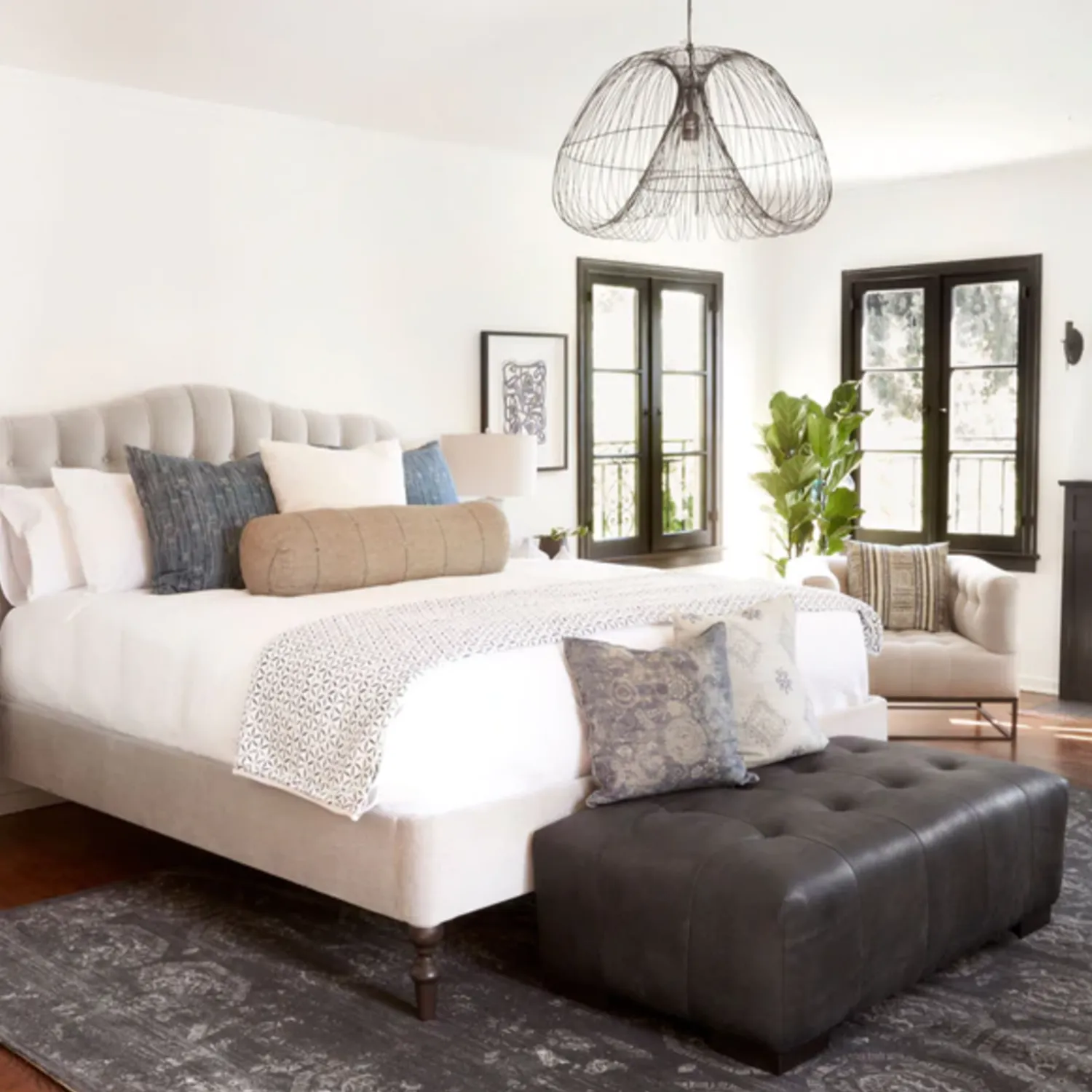 Essentials Cisco Home Arden Leather Bench