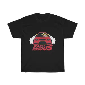 Fart & Furious Dog Car Cotton Tee