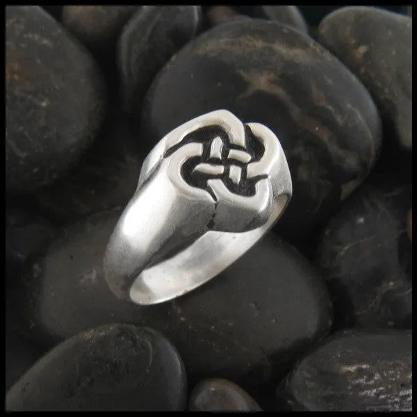 Father's Knot Ring in Silver
