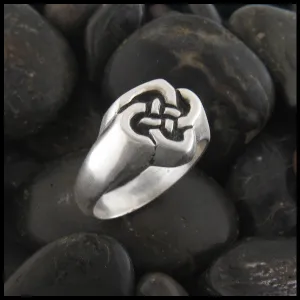 Father's Knot Ring in Silver
